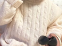 优衣库婴幼儿宝宝souffle yarn舒芙蕾可机洗针织衫舒芙蕾478832 01 乳白色 110 实拍图