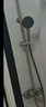 法恩莎卫浴精铜主体三功能一键三控圆形顶喷手持顶喷双升降淋浴花洒套装 F2M8842CP（经典银） 实拍图