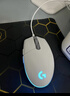 罗技（G）G102 有线游戏鼠标 白色 RGB灯效 吃鸡鼠标 绝地求生 轻量化设计 G102第二代 实拍图