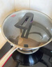 康巴赫炒锅不粘锅316L不锈钢炒菜锅32cm蜂窝平底煎炒锅电磁炉燃气灶通用 实拍图