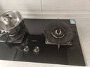 德意（DE&E）【星火】燃气灶 钢化玻璃 双眼灶具 5.2kW大火力 高热效率 全尺寸适配 灶具 JZT-716A（天然气） 实拍图