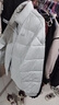鸭鸭（YAYA）梓渝同款羽绒服女短款立领情侣同款男秋冬装新款面包服小个子外套 浅灰色(男女同款) M 【建议110-130斤】 实拍图