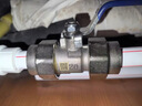 日丰ppr水管配件阀门4分20 6分25闸阀止水阀 黄铜双活接球阀 201黄铜活接球阀25mm(6分) 实拍图
