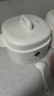 九阳（Joyoung）电炖盅 电炖锅 隔水炖煮 家用煮粥煲汤锅燕窝炖盅4.5L白瓷内胆炖汤锅上蒸下炖DG25G-GD188 实拍图