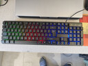 灵蛇（LINGSHE）有线字符发光键盘鼠标 机械手感游戏电竞笔记本台式电脑外设 薄膜键鼠套装 T09 实拍图