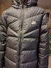 耐克NIKE男冬季长款连帽羽绒服 运动防寒外套 WR系列FB8180-010黑L 实拍图