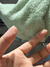 洁丽雅（Grace）7A级纯棉抑菌浴巾 新疆长绒棉强吸水加厚浴巾男女柔软大毛巾 绿色 实拍图