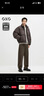 GXG男装保暖短款羽绒服黑色冬2024年新品 咖色 185/XXL 实拍图