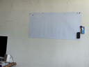 智钻  50x100cm白板墙贴不伤墙可移除磁性涂鸦软白板写字板挂式小黑板办公会议教学家用可擦小白板纸 实拍图
