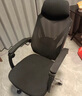 黑白调P4 Pro人体工学电脑椅子办公椅可躺午休椅电竞椅久坐舒适老板椅 耀黑(2D腰托+155°带脚托可躺） 实拍图