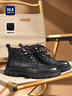 海澜之家HLA马丁靴男士户外休闲鞋秋冬工装鞋子男HAAGZM3AB70373 黑色42 实拍图