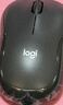 罗技（Logitech）M185鼠标 无线鼠标 办公鼠标 对称鼠标 黑色红边 带无线2.4G接收器 实拍图