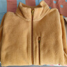 优衣库童装男童女童摇粒绒拉链茄克长袖外套夹克478141 46 鹅黄色 160 实拍图