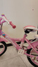 永久（FOREVER）儿童自行车6-10岁男女款宝宝辅助脚踏车 公主粉16寸适合105-135cm 实拍图