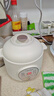 美的（Midea）电炖锅电蒸锅 煮粥婴儿辅食锅专用炖汤盅煲汤锅熬粥炖盅1L白瓷隔水炖 蒸炖一体多功能锅MD-DZE1068 实拍图