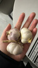 紫白皮蒜水果大蒜超市即食生鲜蔬菜大蒜 【尝鲜】3头 50g 单果3.5-5cm 实拍图