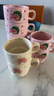 可爱小海狸露比粉色少女心马克杯咖啡杯情侣陶瓷水叠叠杯早餐 奶白圣诞海狸 280ML 1个 实拍图
