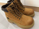 骆驼（CAMEL）【山越】工装靴女新款厚底马丁靴 L25W076018 土黄(反绒皮) 37 实拍图