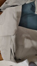 棉致冲锋衣男女秋季防风连帽户外运动夹克外套男 卡其 L 实拍图