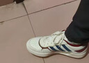 adidas「面包鞋」COURTIC经典运动板鞋男女阿迪达斯官方三叶草   晶白/浅米色/棕红/藏青蓝   41 实拍图