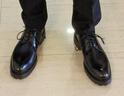 沙驰（SATCHI）男鞋 厚底男士皮鞋增高鞋皮鞋男商务正装鞋  402262191Z 黑色 41  实拍图