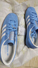 adidas「T头鞋」STADT经典时尚薄底运动板鞋男女阿迪达斯三叶草 蓝色/亮白/汉玉白（推荐女生买小半码）   40.5 实拍图