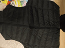 鸭鸭（YAYA）反季冬装羽绒马甲男女轻薄款修身短款保暖运动休闲冬季外套KXM 黑色 XL （男女款） 实拍图