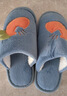 LA CHAPELLE HOMME亲子儿童可爱卡通保暖防滑软底男女棉拖鞋 2302 蓝色 32-33 实拍图