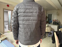 雪中飞男女立领秋羽绒百搭轻薄鸭绒立领修身轻盈隐藏式口袋 梦幻灰|8051-男 2XL 185/104A 实拍图