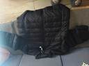 网易严选90鸭绒轻薄羽绒服保暖0压感排骨羽绒内胆防泼水蓄热抗菌外套 A款25新品90鲜绒立领-水墨黑 2XL 实拍图