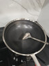 康巴赫炒锅不粘锅316L不锈钢炒菜锅32cm蜂窝平底煎炒锅电磁炉燃气灶通用 实拍图