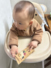 巧乐熊宝宝餐椅可折叠0-6岁婴幼儿童成长吃饭餐桌椅防侧翻多功能学坐椅 可折叠】摇摇马-黄油小熊【轮子+坐垫+双餐盘+篮】 实拍图