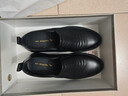 红蜻蜓内增高皮鞋男乐福鞋大众平底套脚懒人鞋商务休闲男鞋 WTA122671Z 实拍图