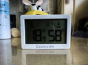齐心（COMIX）迷你温湿度计 室内干湿家用电子温湿度显示器温度计 湿度计 便携高精度壁挂式 LA001 白 实拍图