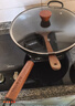 炊大皇铁锅家用无涂层不锈炒锅燃气灶专用炒锅炒菜锅平底锅极铁锅34cm 实拍图