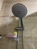 四季沐歌（MICOE）增压淋浴花洒喷头套装 浴室大面板淋浴头电镀手持花洒三件装HS122 实拍图