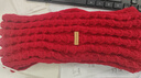 百搭韩版针织毛线红色围巾女2024圣诞冬季高级感新年礼物情侣围脖 针织围巾-酒红色-1个装-保暖 1 实拍图