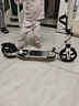帝百伦（DEPTHPOWER）滑板车成人代步6-12岁35岁大人儿童大童以上学生折叠双减震平衡车 豪华白【碟刹手闸脚刹+防滑轮】 实拍图