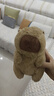 卡皮巴拉毛绒玩具公仔儿童生日礼物女孩情人节礼物水豚毛绒玩偶 卡皮巴拉公仔 1个装（新人专享） 实拍图