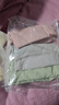洁丽雅4条装全棉内裆7A抑菌女士内裤女大码亲肤透气提臀纯棉短裤头女生 抹绿/雾灰/豆沙/肤色 4条 XL 【建议105斤-120斤】 实拍图