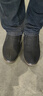布舍元老北京布鞋棉鞋男羊毛保暖鞋老人防水爸爸鞋 441-0251 黑色42 实拍图