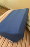 可孚 医用翻身垫海绵病人软护理三角枕头医疗侧身卧床瘫痪老人防褥疮靠背侧身翻身枕辅助靠垫 三角形蓝色50cm 实拍图