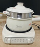 美的（Midea）电煮锅 小电锅 电蒸锅 宿舍小锅多功能锅辅食锅 1.6L学生寝室一体泡面小火锅电煮锅XZE2017 配蒸笼 实拍图