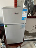 志高（CHIGO）小冰箱迷你小型家用冷藏冷冻两用宿舍出租房用双门办公室电冰箱节能省电 【一级能效】58L银色【三天约一度电】 实拍图