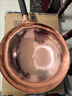 臻吉章丘老铜锅炒锅章丘炒锅不易粘锅无涂层铁锅紫铜锅家用炒锅 章丘老铜锅【紫铜】 34cm 实拍图