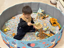 活石（LIVING STONES）儿童沙池玩具套装家庭游乐场沙子在家玩围栏套装仿陶瓷沙新年礼物 实拍图