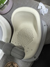 英氏（YEEHOO）新生儿童浴盆防滑浴凳婴儿坐椅可坐托躺托架宝宝洗澡神器座椅灰色 实拍图
