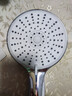 花栖之谷增压花洒喷头多功能手持花洒家用淋浴喷头 [大面板银色花洒] 实拍图