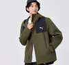 彪马（PUMA）男子修身山系户外机能风运动拉链连帽梭织夹克外套848287 橄榄绿-02 S (170/92A) 实拍图