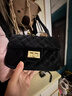 CHARLIE&KELLI品牌 CK轻奢包包女包单肩包女士斜挎包菱格小方包七夕情人节礼物 黑色【八仓速发 品牌礼袋】 实拍图